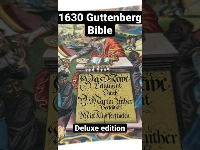 1630 Guttenberg Bible Deluxe Edition