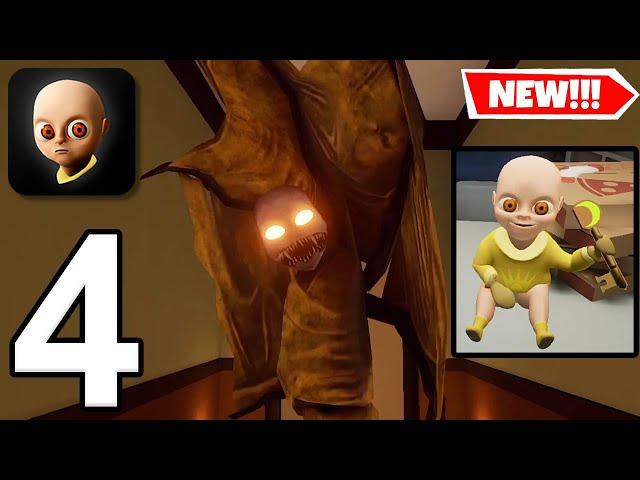 The Baby In Yellow - Gameplay Walkthrough Part 4 - 2 New Escapes and Endings (iOS, Android)