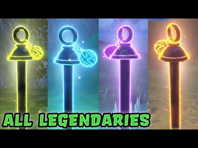 Pokemon Scarlet & Violet - All Legendary Battles | All 32 Stake Locations Guide