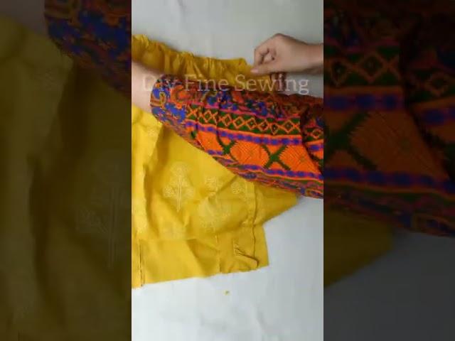 Diy Frock design  How to make baby frock design#youtubeshort #daily#short#shortvideos#stitching