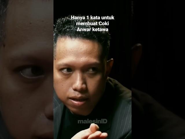 narasumber ini berkali kali bikin coki anwar ketawa karena celetukan absurdnya. #cokianwar