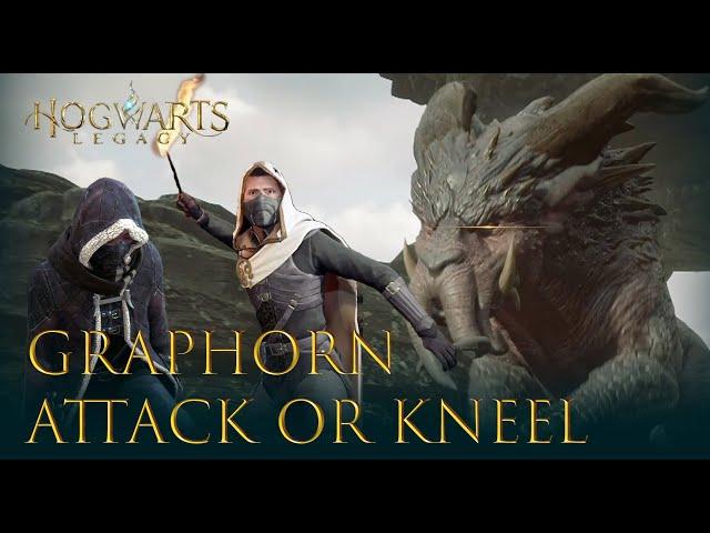 Attack or Kneel to the Graphorn ~ Hogwarts Legacy