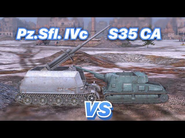 НА ЗАБИВ#63 | Какой МАНГАЛ лучше | Pz. Sfl. IVc против S35 CA | WoT Blitz | Zlobina Liza