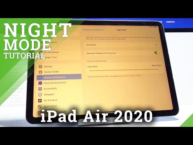 How to Activate Night Mode on iPad Air 2020 – Display Settings