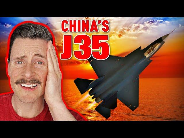 Chinese J-35 Stealth Fighter | Thunderbird Fighter Pilot Reacts