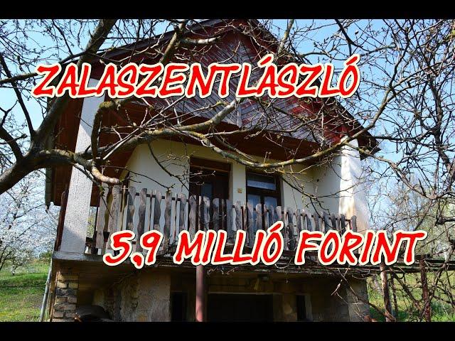 Zalaszentlászló , 8000 nm-es telek kis házzal.