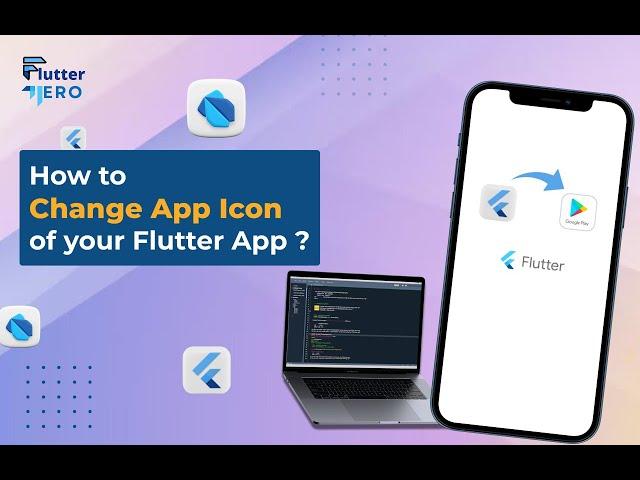 How to change app icon of flutter app? Change icon of flutter App | Flutter Hero