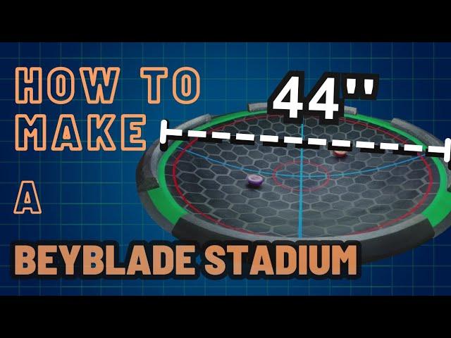 How to make a real life anime Beyblade Stadium