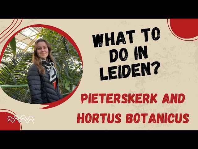 What to do in Leiden? Visiting Pieterskerk and Hortus Botanicus!