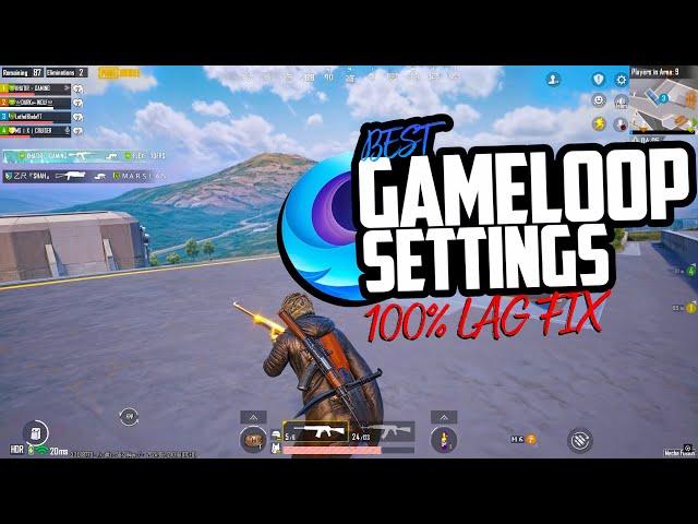 My Gameloop Best Settings Lag Fix 2024 | New Event FPS Drop Fix