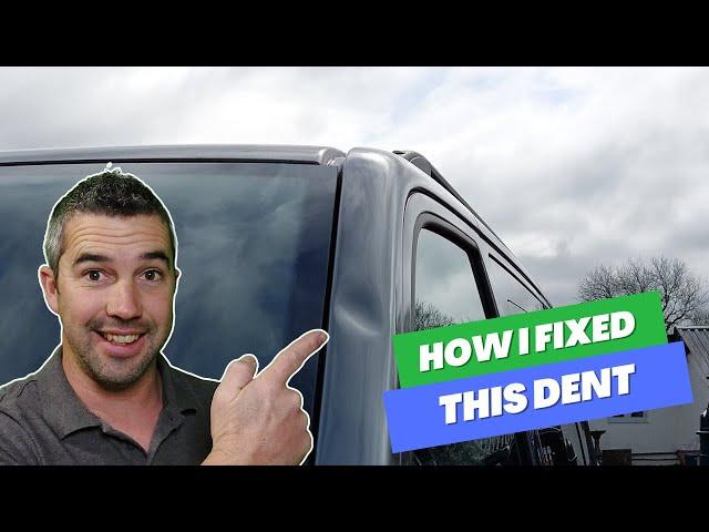 How I Fixed This Roof Rail Dent - Paintless Dent Removal Training