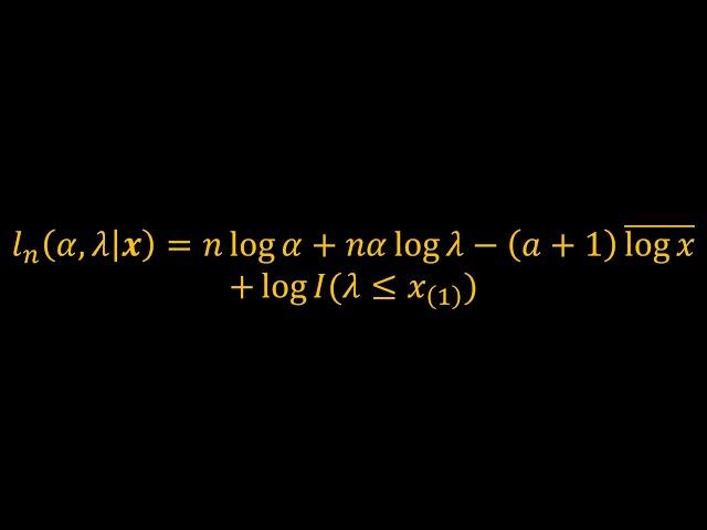 Maximum Likelihood Estimation for the Pareto Distribution