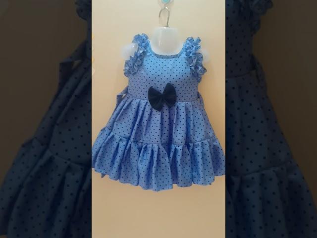 cute little frock made today/1-2 yr baby️#babyfrock#kidswear#fashion#shorts