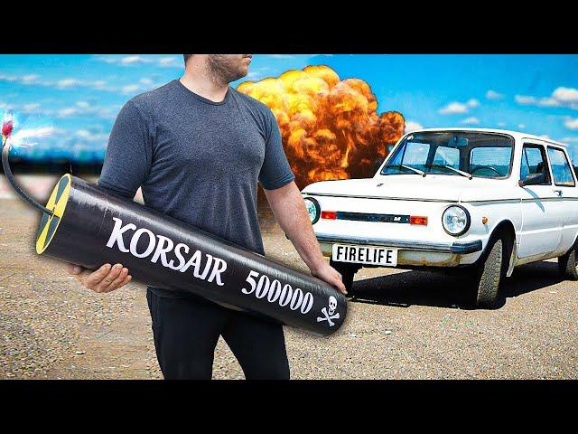 KORSAIR 500000️ in the CAR️ The Most Powerful Petard on YouTube