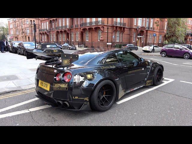 EXTREMELY* LOUD NISSAN GT-R’s BEST-OF Compilation In London + Car meets 2020