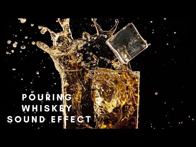 Pouring Whiskey Sound effect - satisfying sound whiskey pouring feel it 1 hour