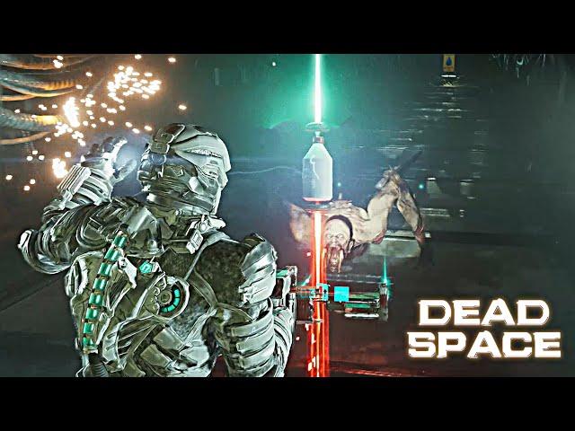 empty bottle + Line Gun = the Strongest Weapon in Dead Space