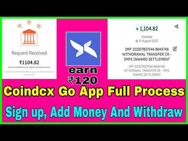 coindcx go withdrawal | coindcx go add money | coindcx go refer and earn | coindcx go sign up proces