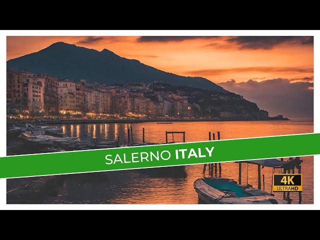Salerno, Italy  4K Walking Tour