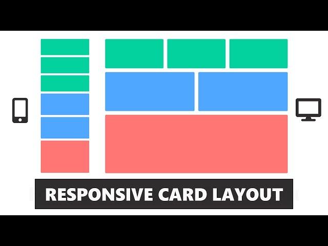 Responsive CSS Card Layout - Using Flexbox - CSS & HTML