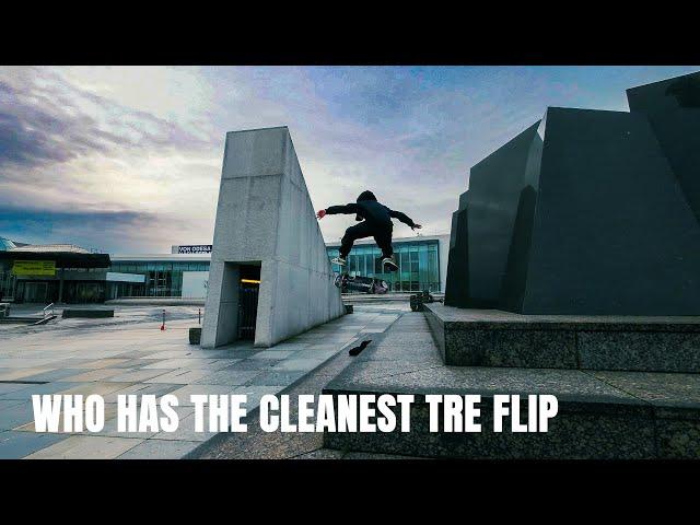 Who Has The Cleanest 360 Flip? | Kulturforum Spot Challenge