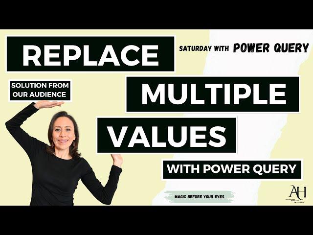 Replace Multiple Values With PQ - #SaturdayWithPowerQuery