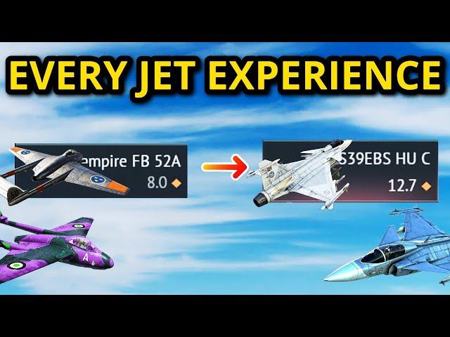1 KILL WITH EVERY JET EXPERIENCE INGAME (low tier to top tier italy)