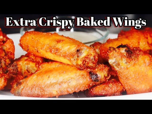 The SECRET To Crispy Oven Baked Chicken Wings