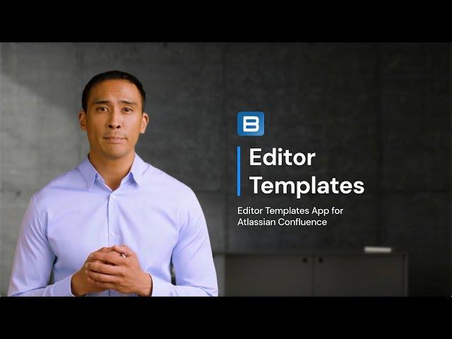 Editor Templates Demo (App for Atlassian Confluence)