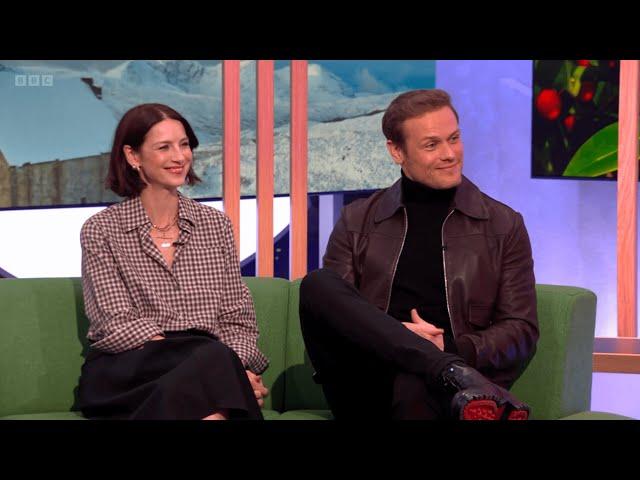 Outlander’s Caitríona Balfe and Sam Heughan on The One Show 19/11/2024