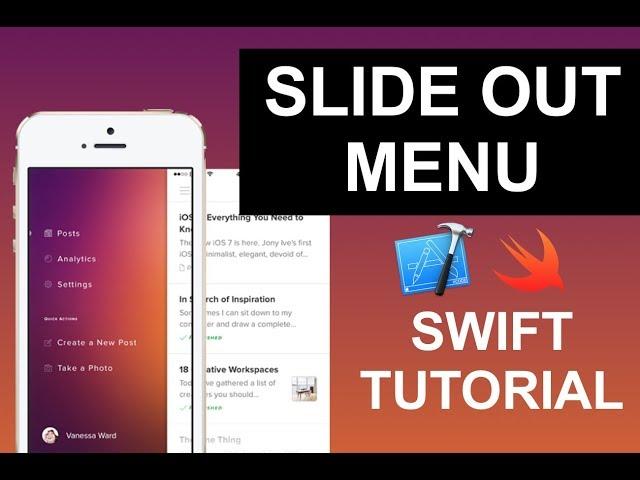 Slide Menu In iOS Swift 5 - Hamburger Menu - Like Popular Apps Do