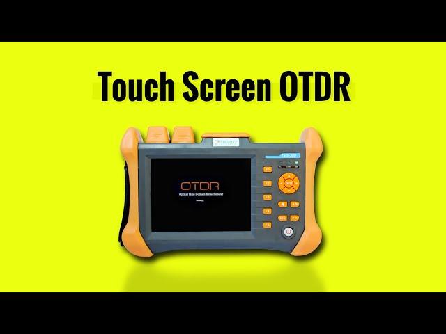 Touch Screen OTDR Optical Time Domain Reflectometer Integrated VFL