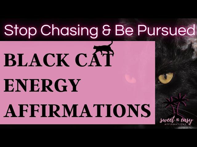 Black Cat Energy Affirmations - Addictive Femininity