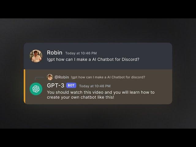 How to Build Your Own AI GPT-3 Discord Bot