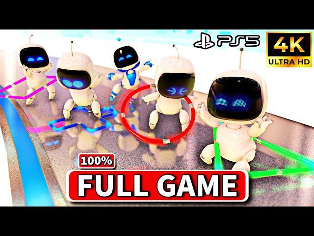 ASTRO'S PLAYROOM (PS5) 100% Walkthrough FULL GAME [4K 60FPS] - No Commentary