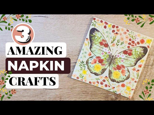 DIY Decoupage Masterclass: How to Craft like a Pro Tutorial! Easy Napkin Hacks!