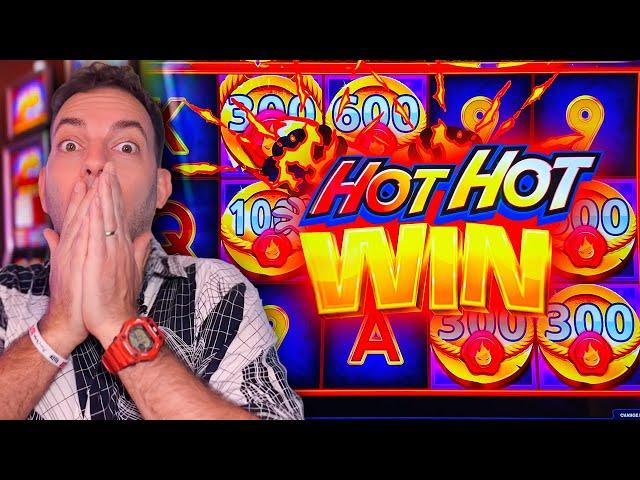 HOT HOT BONUS  $66/Spin MAX BET JACKPOT!