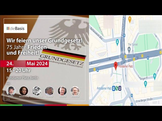 dieBasis Demokratiefest  - #Berlin - #240524 - #beobachterlive