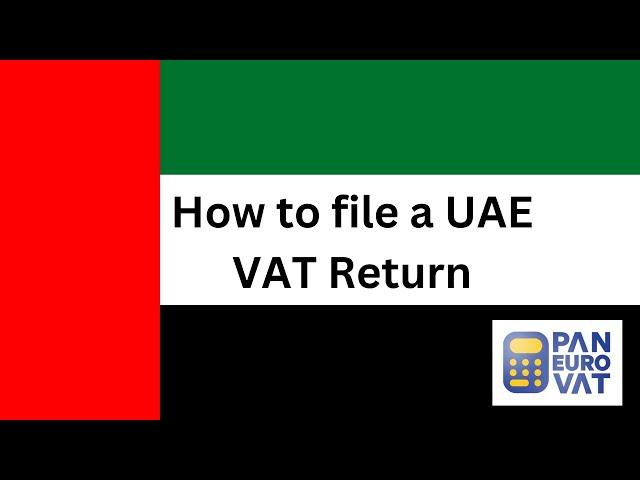 How to file a UAE VAT Return for amazon sellers using the Emaratax tax portal