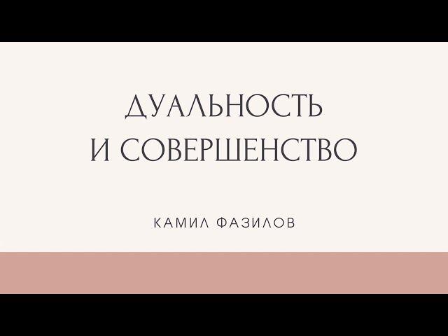 ДУХ И ДУША: разделены или едины? В чем разница между душой живой и духом животворящим? Камил Фазилов