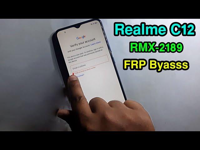 Realme C12/C15 (RMX-2189) FRP Bypass Google Account Unlock #2021