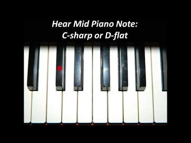 Hear Piano Note - Mid C Sharp or D Flat