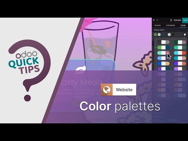Odoo Quick Tips - Color palettes [Website]