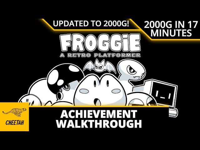 Froggie - A Retro Platformer - Achievement Walkthrough (2000G IN 18 MINUTES)