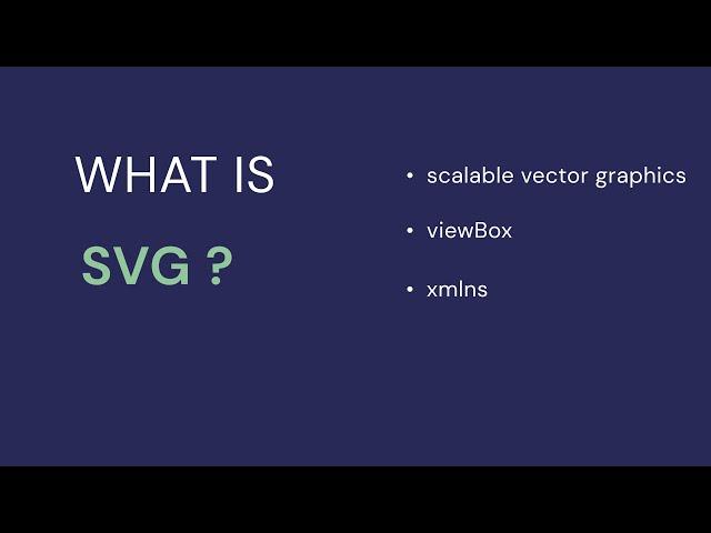 What is SVG | viewBox | Scalable Vector Graphics | 1