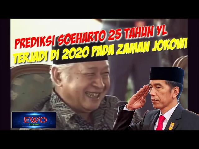 AJIB! PREDIKSI SOEHARTO 25 THN YG LALU TERBUKTI TERJADI ZAMAN JOKOWI GUYS!!