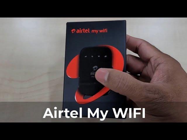 Airtel My Wifi AMF-311WW Data Card - Unboxing | Airtel 4g hotspot unboxing and review