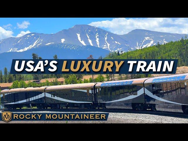 2 DAYS on America's LUXURY Train! The Rocky Mountaineer