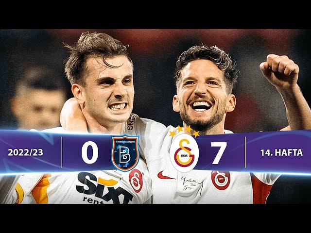 M. Başakşehir - Galatasaray (0-7) Highlights/Özet | Spor Toto Süper Lig - 2022/23