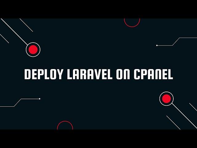 Deploy Laravel 9 project on cPanel | Upload Laravel 9 project on cPanel